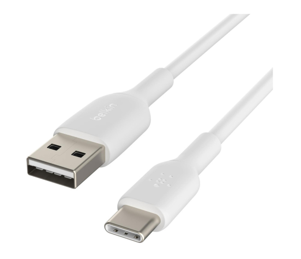 BELKIN Kabel USB-A na USB-C, 1m, biały CAB001BT1MWH - 1330482 - zdjęcie